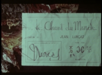 Documentaire monographique consacré à Jean Lurçat et son projet iconographique. Réal. P. Biro et V. Mercanton, 1965, 17 min.