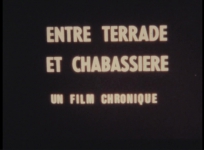 Collecte de témoignages concernant les quartiers de la Terrade et de Chabassière à Aubusson. Réal. P. Cazals, 1981, 35 min.