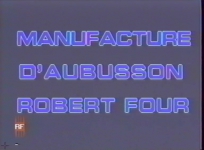 Texte dit par Michel Hervé - Réal. Fréderic Four - Prod. Transfert vidéo reportage, 1989, 12 min. Tout le processus de fabrication d'une tapisserie d'Aubusson