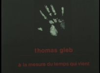 Documentaire monographique issu d'un entretien avec Thomas Gleb. Réal. Michel Dieuzaide, 1986, 25 min.